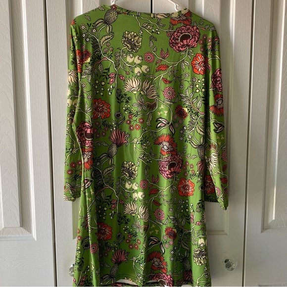 Retro Green Floral Dress - Picture 5 of 5